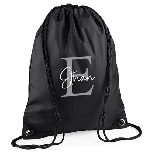 Chicken Craft Customisable Personalised Drawstring Bag - Ideal PE Kit, Gym, and Swimming Bag for Boys, Girls, Kids in Nursery and Primary School, Available with Monogrammed Initial and Name — view 5