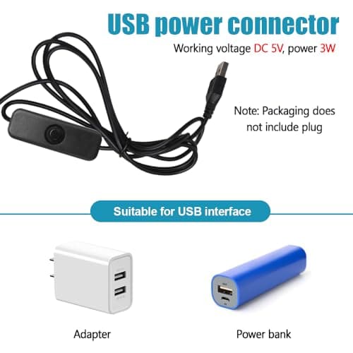 LED Aquarium Light, USB 5V 3W RGB Multicolor Underwater LED Lights Waterproof ABS Fish Tank Lamp for Aquariums Fish Tanks — view 3