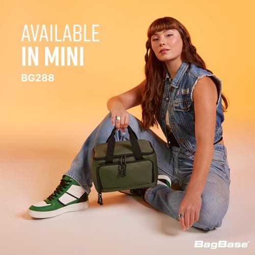 BagBase Cooler Bag (One Size) (Military Green) — view 6