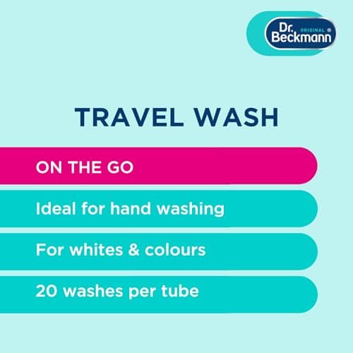 Dr. Beckmann Travel Wash | Clean laundry ON THE GO | up to 20 washes | 100ml — view 3