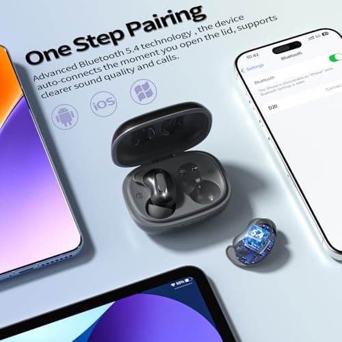 Wireless Earbuds -45dB ANC Mini Sleep Ear buds Bluetooth 5.4 Headphones — view 5