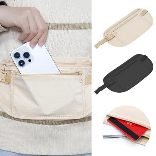 Travel Wallet: Money Belt, Concealed Pouch-Hidden Pouch Under Clothes Security Fanny -Travel Pack, Adjustable Feature — view 3