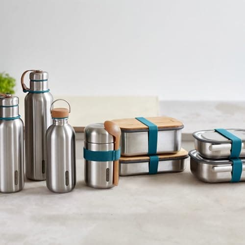 BLACK + BLUM Insulated Wide Spout Water Bottle | Leak Proof | 750ml | Ocean — view 4