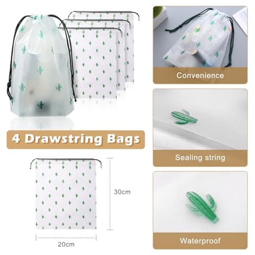 Packing Cubes for Suitcases, 13PCS Multifunction Luggage Suitcase Organiser Bags, Waterproof Travel Packing Cubes for Backpack, Essential Travel Cubes Clothes Shoes Storage Bags (Grey) — view 6