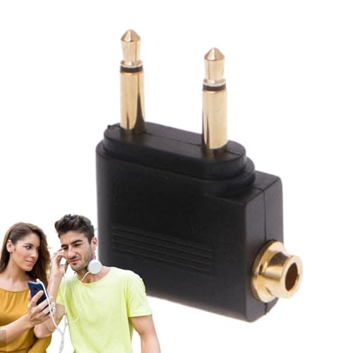 Airplane Headphone Adapter Aviation Headset Intercom Audio Video — view 6