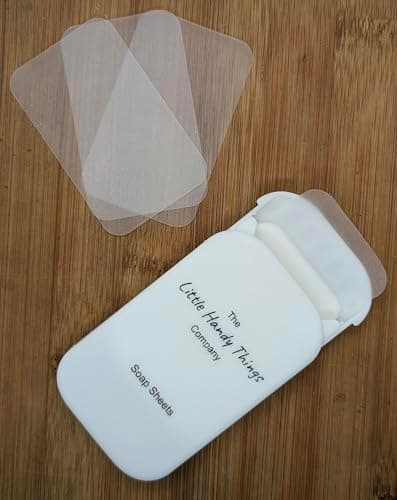 Little Handy Things Co. Disposable soap sheets, compact & simple use, foaming hand wash for all outdoor pursuits including camping, fishing as well as business trips or just simple family days out. — view 2