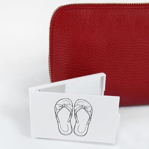 Azeeda 'Beach Sandals' Compact Makeup Mirror (CM00057098) — view 2
