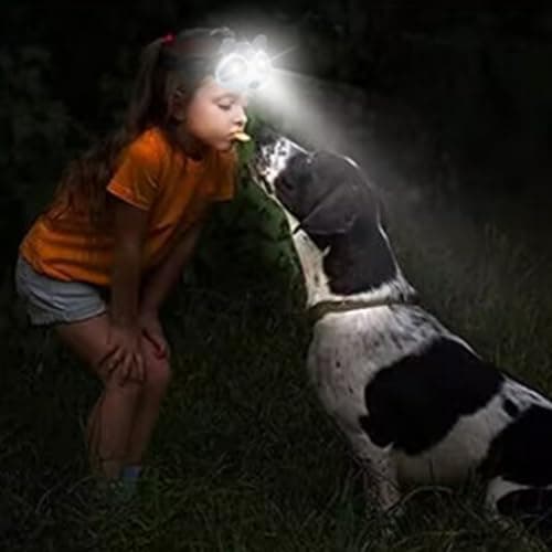 Cymwer Kids Camping Essentials, Fox LED Kids Headlamp, Rechargeable Cute Animal Headlight Angle Adjustable Outdoor Head Torch Birthday Gifts for Toddlers — view 3