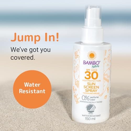 Bambo Nature Suncream Spray, 150ml, SPF 30 Sun Screen, Colourant & Fragrance Free, Sunscreen To Protect Your Skin, Dermatologically Tested — view 5