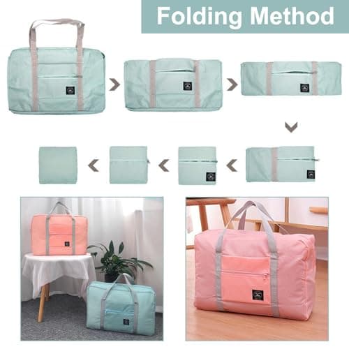 3 PCS Foldable Travel Duffel Bag, (48 x 32 x 16 cm/3 Colours) — view 4