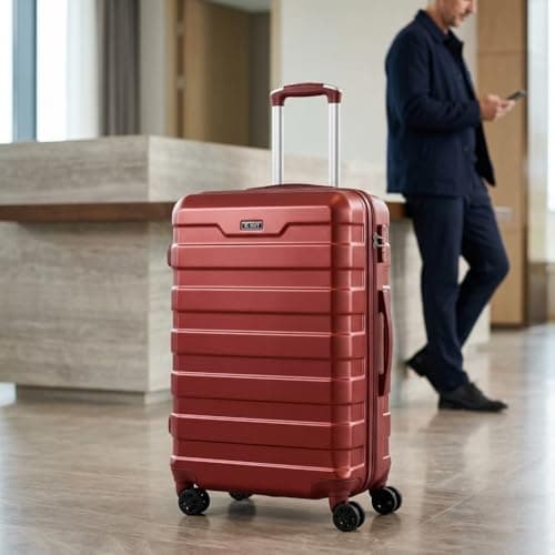 RMW Cabin Suitcase 20 inch Carry On Luggage Hard Shell Trolley — view 3