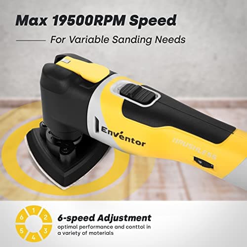 Enventor Multi Tool Cordless, 20V Brushless 2.0Ah Battery and Charger — view 5