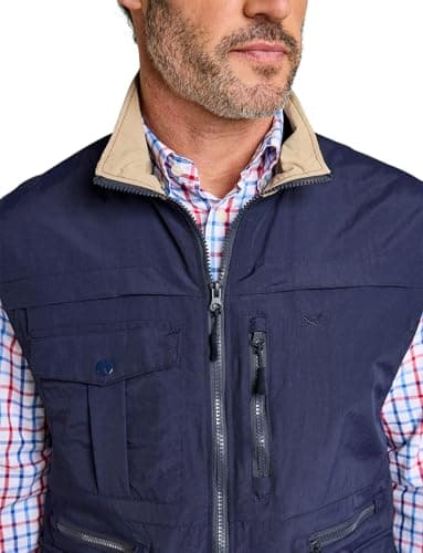 Pegasus Men's Lightweight Nylon Multi Pocket Travel Gilet, Breathable Mesh Lined & Quick Dry Sleeveless Utility Vest — view 3