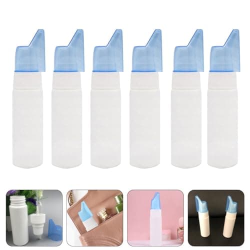 Tofficu 6 Pack 70ml Refillable Abs Spray Bottles with Safety Covers — view 6