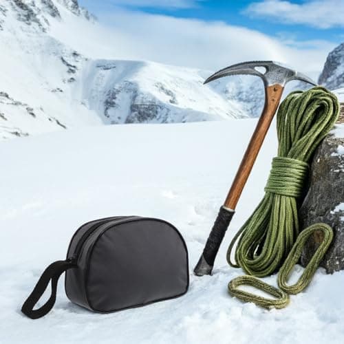 MAJORMENCH Portable Oxford Cloth Snow Crampon Bag with Abrasion Resistant Design for Hiking and Camping Sturdy Crampon Storage Pouch Compatible with Snow Shoe Grips — view 6