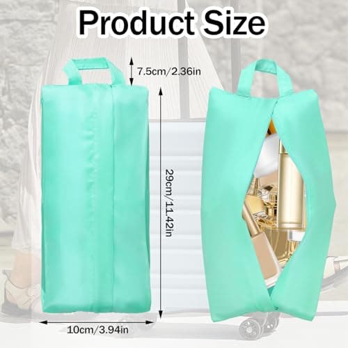 LLMSIX 3pcs Travel Underwear Organizer Bag, Underwear Travel Bag with Handle, Bra & Sock Organizer Bags for Women Men Socks Lingerie and Small Clothes — view 2