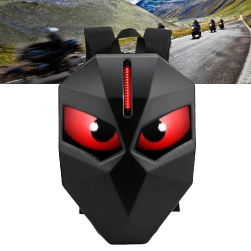 Buachois LED Backpack with Programmable LED Screen, 60x32 Pixel Color Display APP Controlled Hardshell Large Capacity Bag for Laptop Motorcycle Cycling Travel — view 3