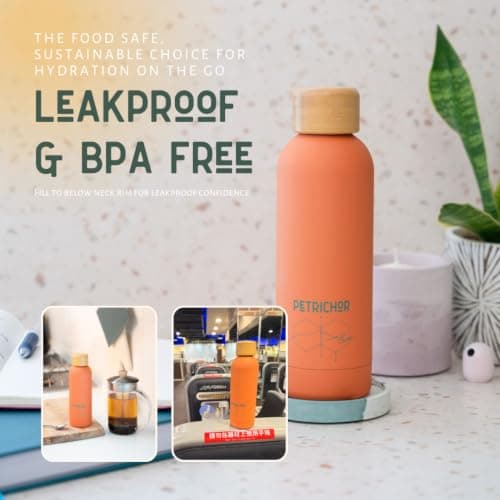 Perevor Coral 500ml Water Bottle Insulated Stainless Steel Leakproof flask — view 5