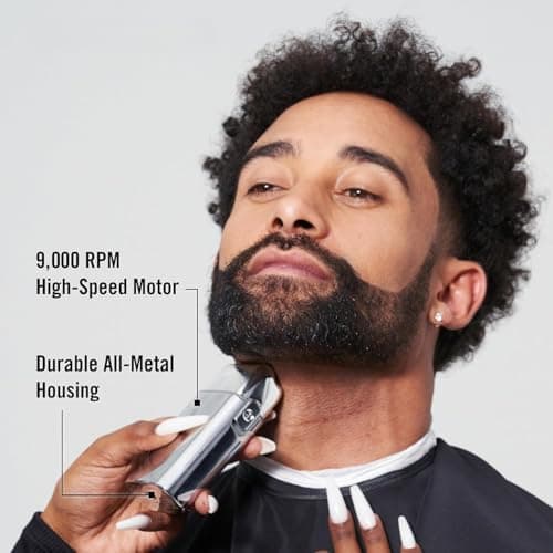 Beard Trimmer for Men - Cordless Electric Foil Beard Hair Trimmer Shavers with LCD Display, Rechargeable Electric Razor Face Trimmers Gifts for Him — view 2
