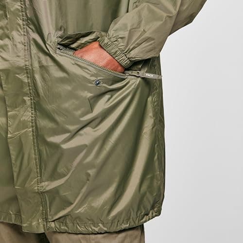 Peter Storm Men’s Parka In A Pack with Adjustable Hood, Waterproof, Breathable, Lightweight & Packable Raincoat, (UK, Alpha, L, Regular, Regular, Khaki) — view 6