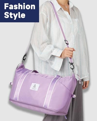 Arxus Rolling Duffle Bag with Wheels 25-55L Travel Handbag Carry-On Luggage — view 2