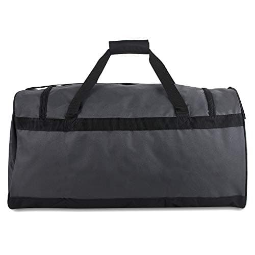 55 Litre Canvas Duffle Bags for Men & Women for Traveling, the Gym, and as Sports Equipment Bag/Organizer (Grey) — view 5
