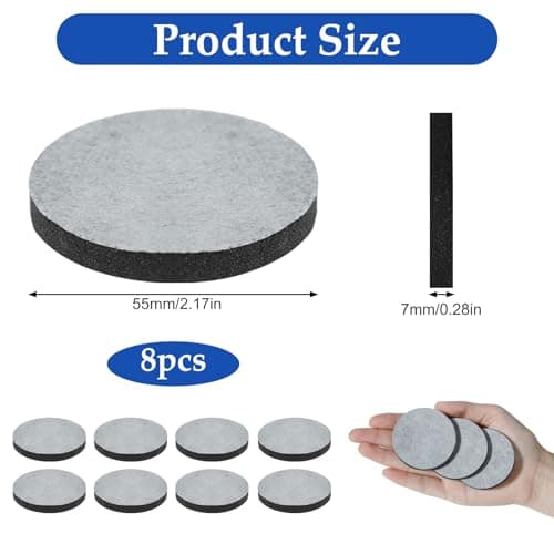 8 Pack Water Bottle Filter Discs Compatible for Brita Fill & Go Filter Bottles, Micro Disc Replacement Filter Compatible with Brita Water Bottle, Water Filter Discs Reduce Chlorine, Microparticles in — view 2