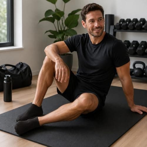 Men's No Show Low Cut Ankle Trainer Socks 12 Pack — view 2