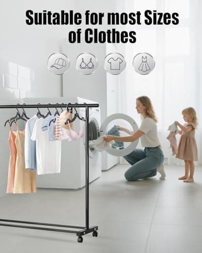 Sazfli Foldable Travel Hangers, 10 Pack Space-Saving Clothes Hangers — view 5