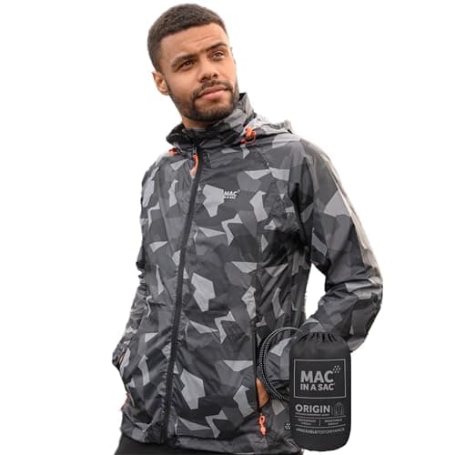 Mac in a Sac Origin II Waterproof Packable Jacket Unisex, Bcam, XXS