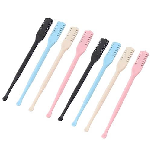 GOWENIC Safety Nose Hair Cutter 8 Pack | Double Headed Manual Trimmer with Ear Pick for Men Women Travel — view 5