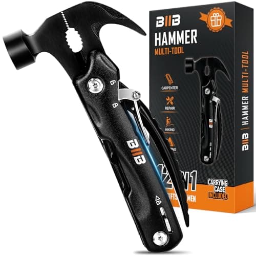 BIIB Gifts for Men 12-in-1 Multi-Tool Pliers, Camping & Survival Gear