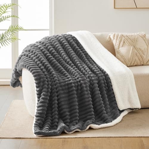 WAVVE Throw Blanket Grey Single 130x150 cm — view 4