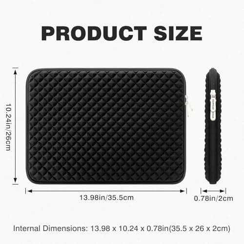 RAINYEAR Laptop Sleeve for 14" Notebook Computer Chromebook Protective Case — view 5