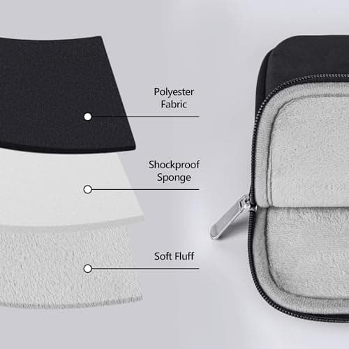 BAAGOAZ Laptop Sleeve 14 Inch Protective Case with Front Pocket, Black — view 3