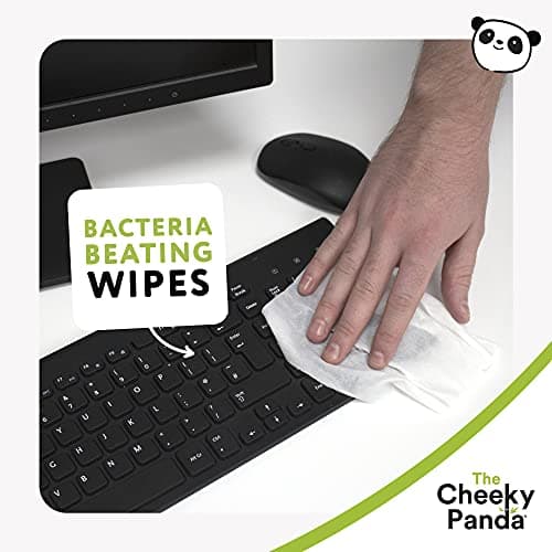 The Cheeky Panda Bamboo Antibacterial Wipes | Pack of 180 Biodegradable Wipes | Perfect For Cleaning & Disinfecting Surfaces — view 3