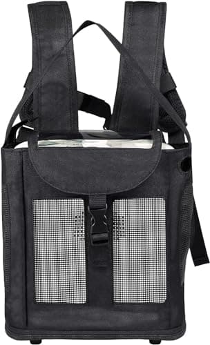 Water Resistant Oxygen Backpack,Lightweight Portable Oxygen Concentrator Backpack for G3 Unit,Breathable & Comfortable POC Carrying Bag with Mesh Panels (Black) — view 2