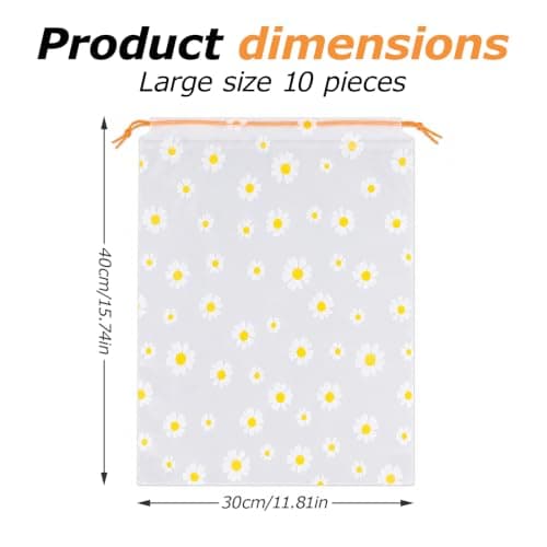 10Pcs Shoe Bags Travel,Shoe Storage Bags Dust Proof,Drawstring Bag,30*40CM — view 2