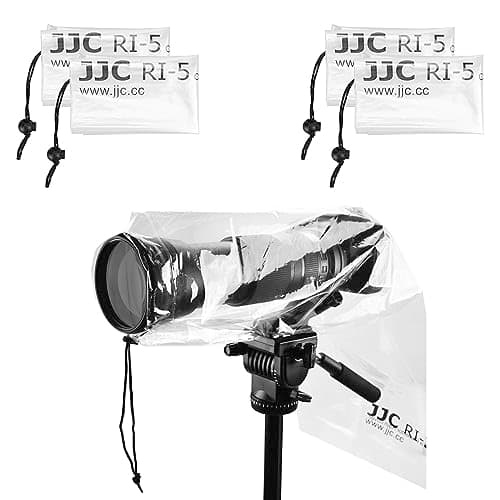 JJC 4-Pack Camera Rain Cover Waterproof for DSLR Lens up to 45cm Long