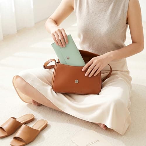 Geukmun Money Wallet- Reusable Travel Wallet for Travel and Budgeting, Money Pouch for Cash Gifts, Waterproof Budget Envelopes, Money Pouch Cash Holder (Green) — view 6