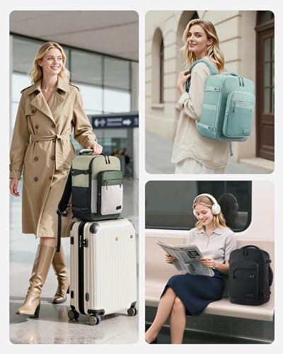 LOVEVOOK Ryanair Cabin Bags 40x30x20 Underseat Travel Backpack — view 2
