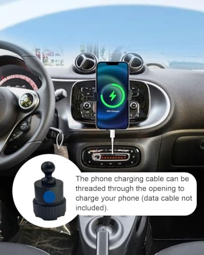 SEYUGOPTI 360° Adjustable Car Phone Holder for Smart 453 Forfour — view 4