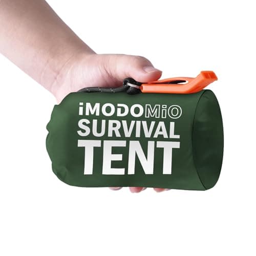Life Emergency Tent Survival Shelter, 2 Person Mylar Tube Tent