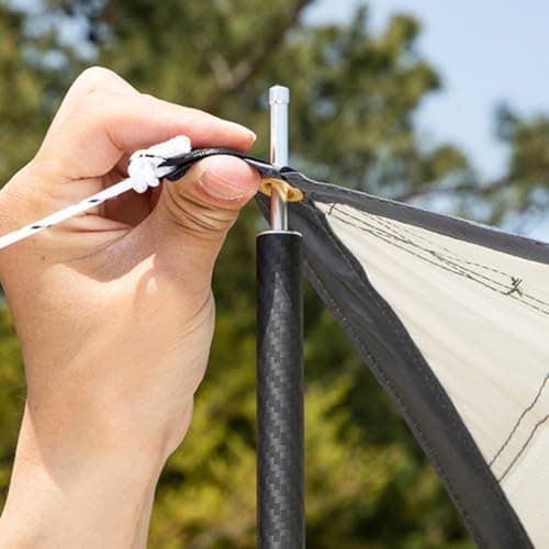 T500 Carbon Fiber Awning Pole 15mm Diameter Strong Rod(1.55m) — view 5