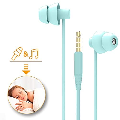 Ururtm Sleep Soundproof Earbuds Headphones, Noise Isolating Soft Earbuds for Sleeping, Nighttime, Insomnia, Side Sleeper, Snoring, Travel, Meditation & Relaxation (Light Green) — view 5