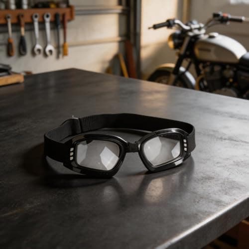 Ski Goggles Foldable Elastic Band for Outdoor Use (Transparent) — view 2