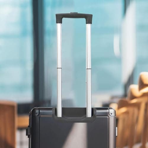 HouseVibe Luggage Telescopic Handle Replacement Aluminum Alloy Pull Rod for Suitcase Travel Bag Black- 60CMX16CMX4cm — view 5