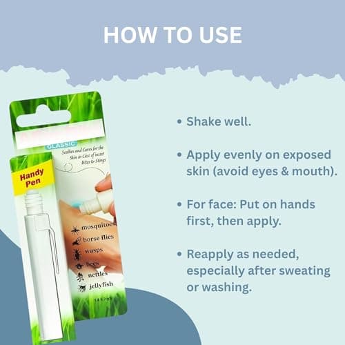Mosquito and Insect Repellent Roll on (2 x 75ml) + AfterBite Relief Pen 14ml | Twin Pack Travel-Size Protection — view 5