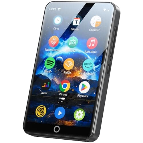 MECHEN Android MP3 Player 4" Touchscreen Bluetooth WiFi Gray