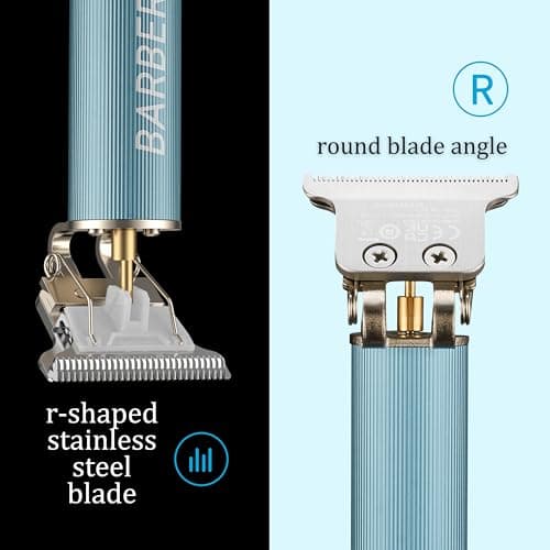 BarberBoss T-Blade Trimmer Men, Beard Clipper, Precision Hair Clippers for Haircuts, Edging & Detailing, Professional Men’s Grooming Kit — view 4